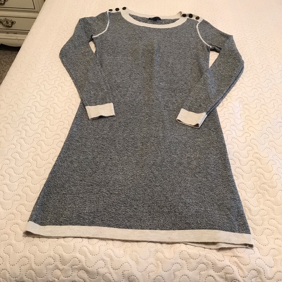 Gap Gray and Cream Knit Dress Size XSmall - Picture 3 of 6